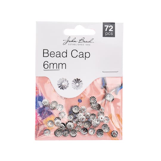 John Bead Must Have Findings 6mm Bead Caps